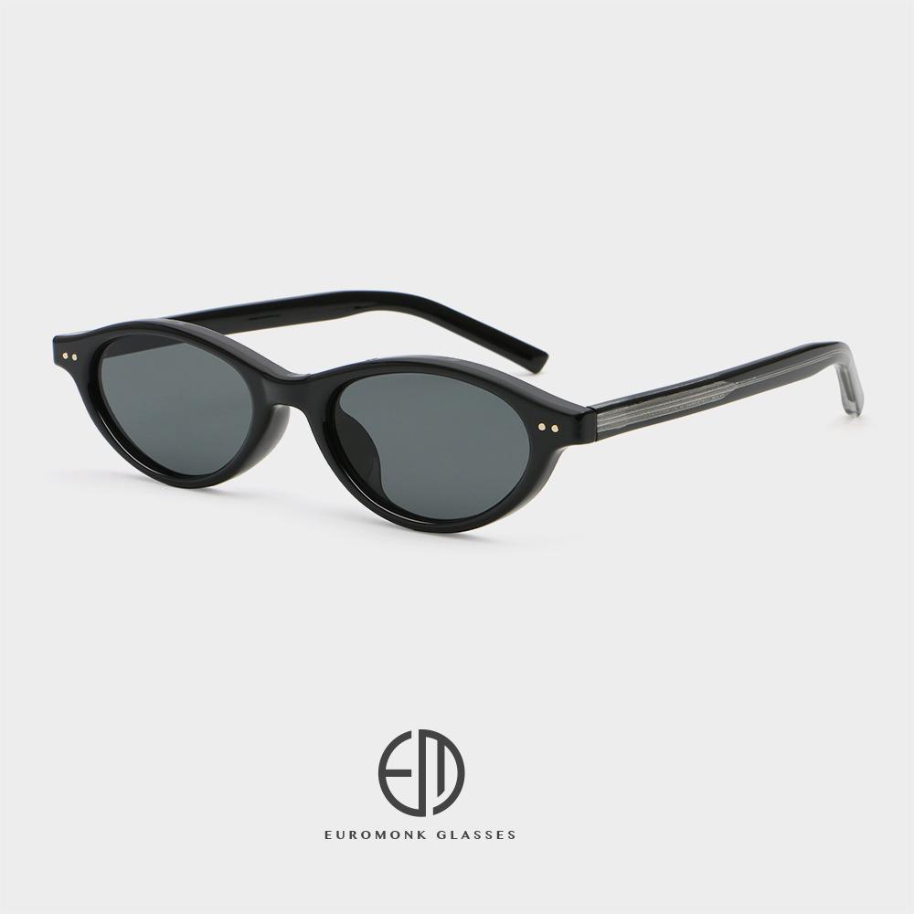 GM retro nerd sunglasses women's high-end square face UV-proof men's sunglasses