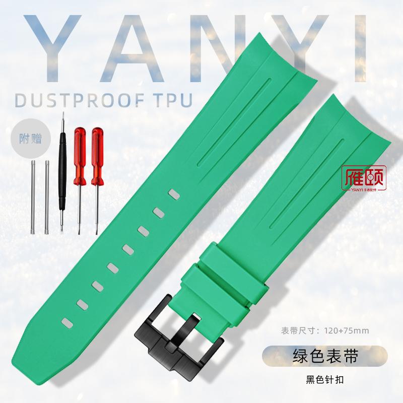 Gummiarmband für Blancpain X Swatch Five Oceans Gummi-Taucharmband, wasserdicht, 22 mm, Herrenuhrenarmband mit Schraubwerkzeug