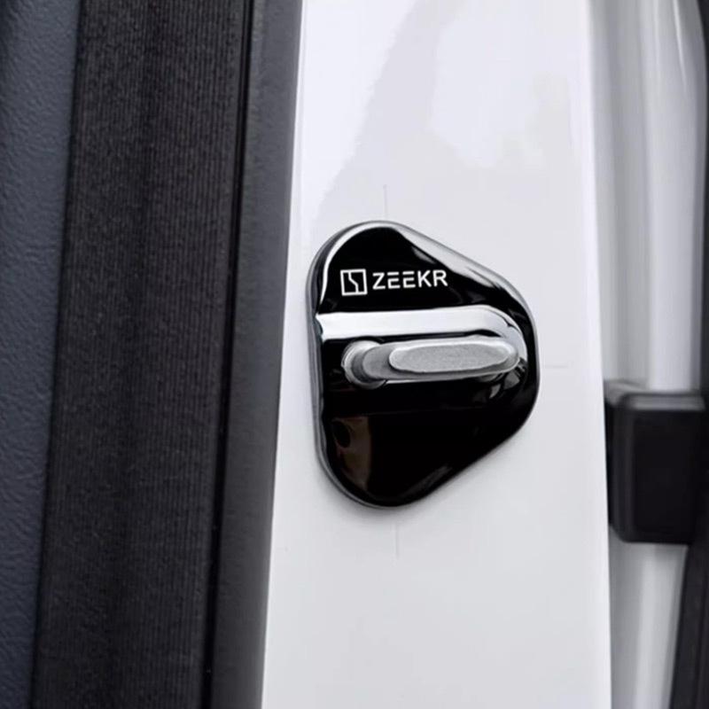for Zeekr 009 door lock cover car door lock cover stainless steel protection anti-rust cover modified accessories
