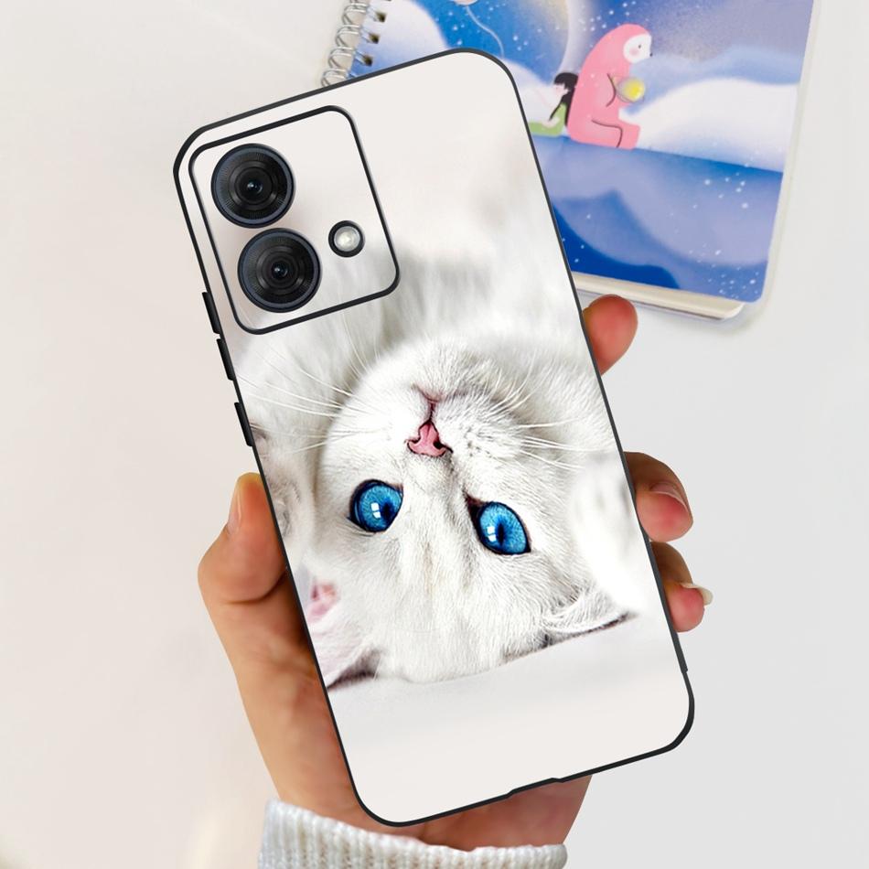 For Motorola Moto G84 Case MotoG84 G 84 5G 2023 Cute Painted Soft Silicone TPU Phone Back Cover Bumper