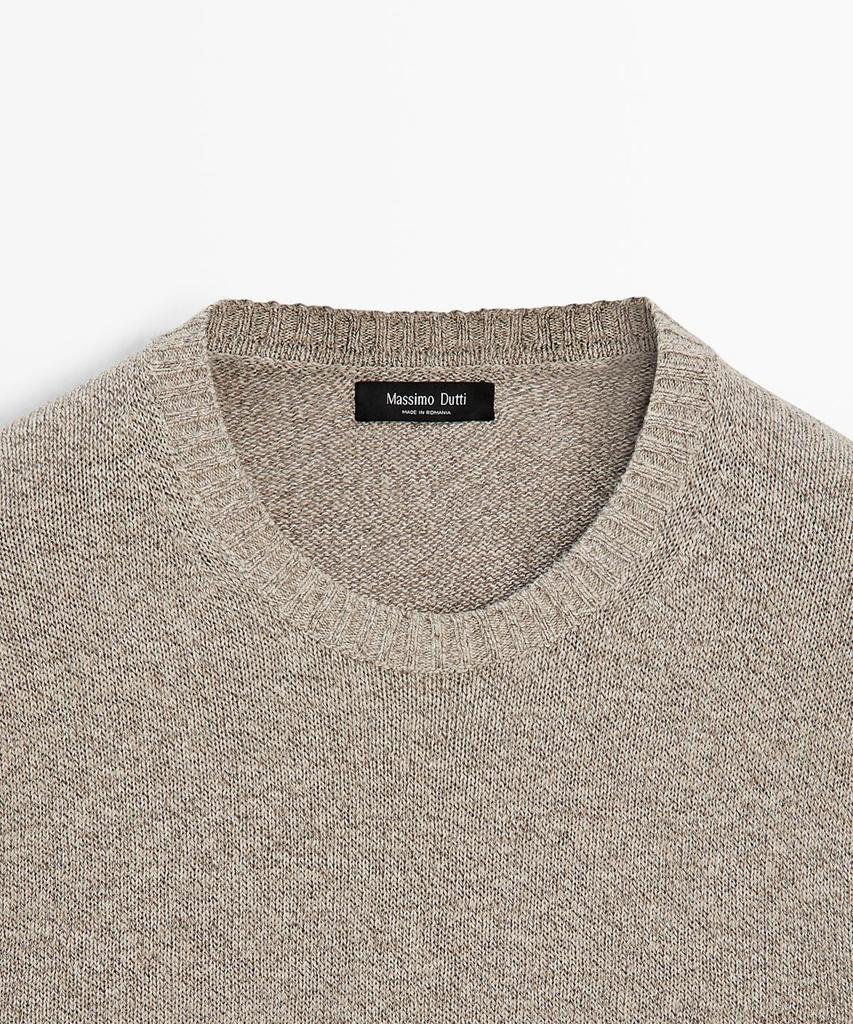 Masimodutti Merlin Cotton Linen Knit Sweater