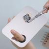 Stainless Steel Makeup Mixer Nail Art Polish Mixing Plate Foundation Eyeshadow Mixer Palette With Spatula Rod Beauty Tools