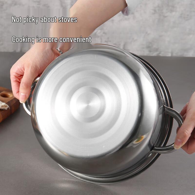 Bestde Hanis 22CM Stainless Steel Soup Pot