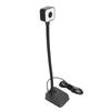 4K USB Document Camera 360 Deg Rotatable Lens Auto Focus 3 Level LED Light AI Noise Reduction Mic Foldable for Windows