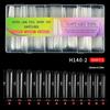 504Pcs/set Transparent Artificial Nail Kit Full Coverage Tips For Gel Extension Manicure Home Salon Application