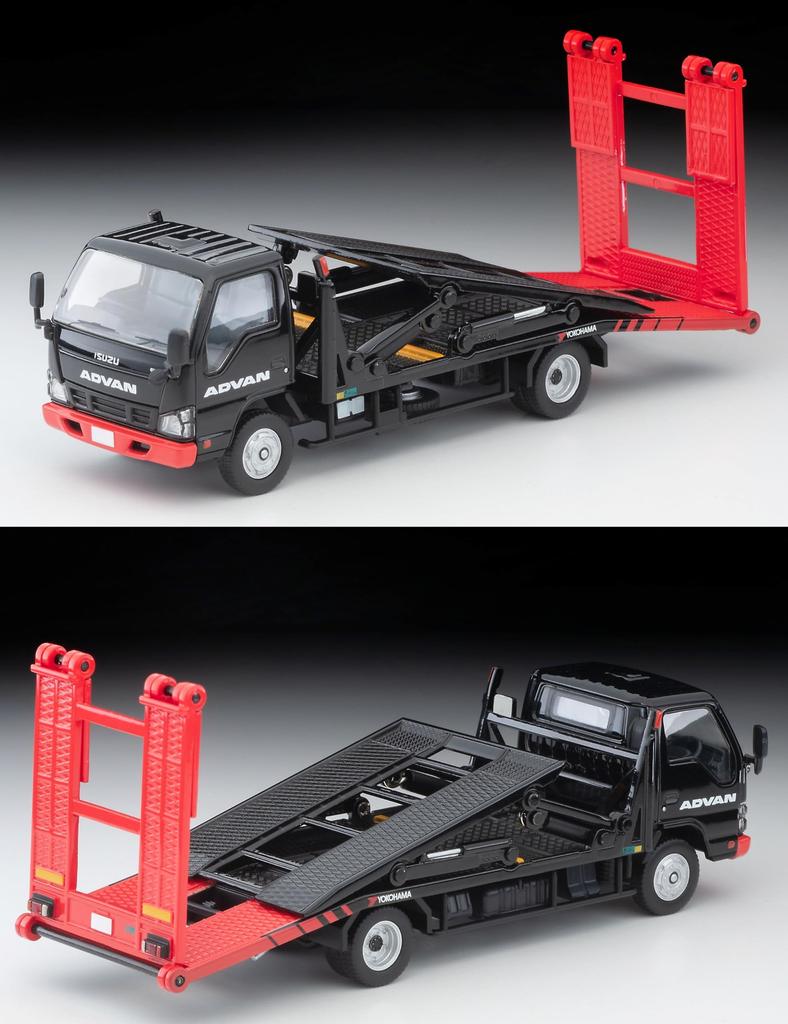 Tomica Limited Vintage Neo Isuzu Elf Hanamidai Automobile Safety Loader Big Wide ADVAN Finished Product 1/64 LV-N191b