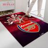 Arsenal Football Club Carpet Rug for Living Room Bedroom Home Sofa Decoration,Kids Play Nonslip Floor Mat