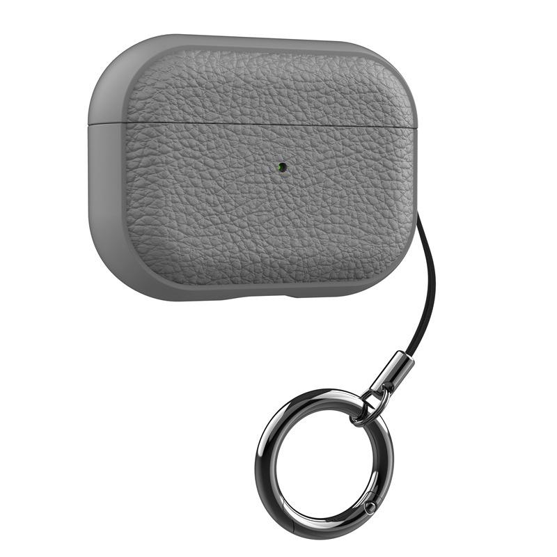 Husă cu Textură de Piele Pentru Apple Airpods 1 2 3 4 Pro air pods Căști Bluetooth Wrieless Husă Protectoare Geantă pentru Căști Anti-pierdere