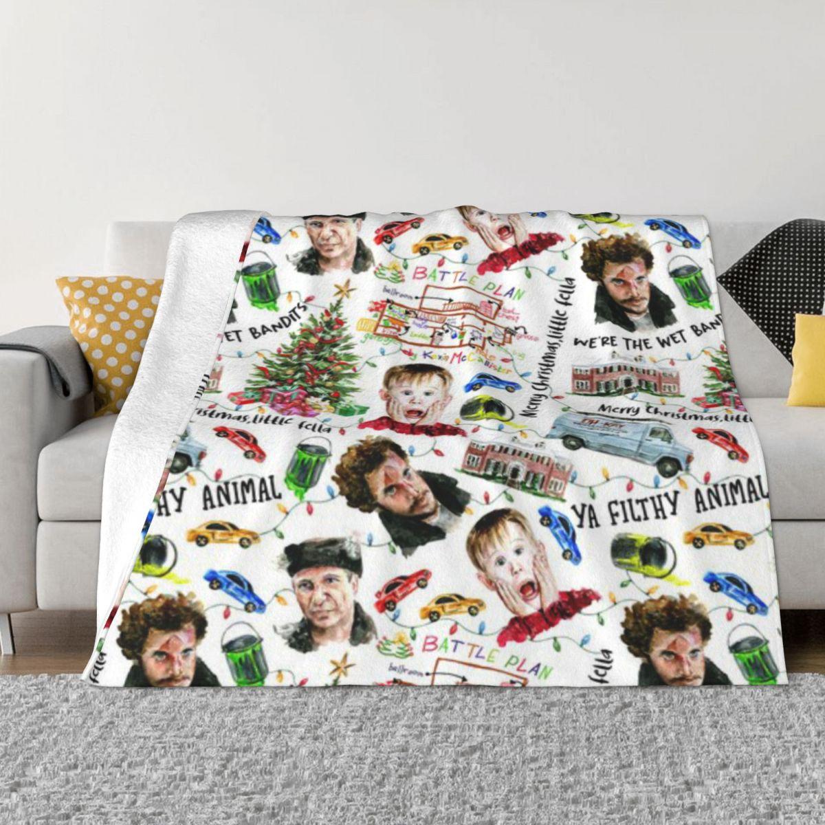 

Home Alone Kevin McCallister Christmas Holiday Pattern Personalized Home Decor An Ultra-Soft Micro Fleece Blanket 30x40in