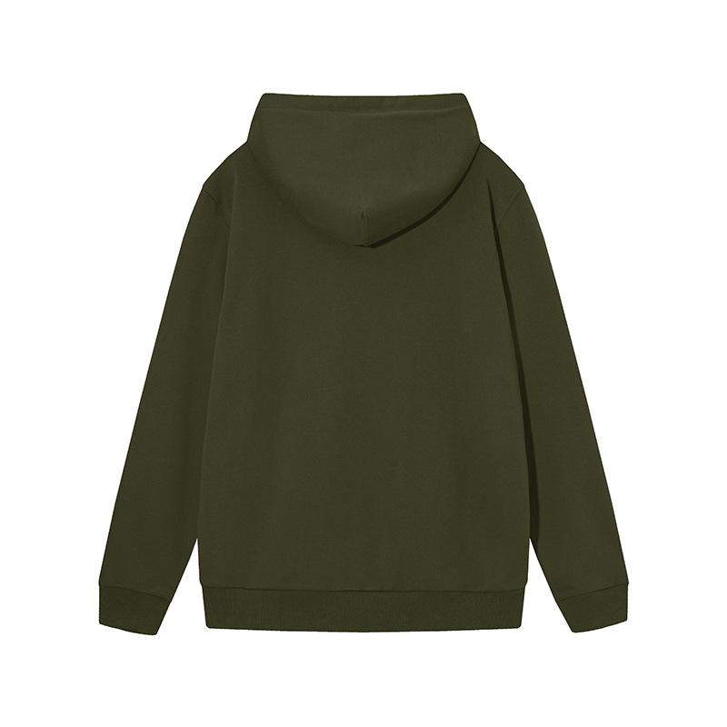 Stone Island Unisex Classic Solid Color Badge Hoodie Sweatshirt