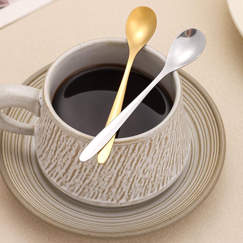 Elegante Edelstahl-Löffel für Desserts, Kaffee und Honig - Design mit Vogelnester-Tremella, Perfekt für Hochzeiten