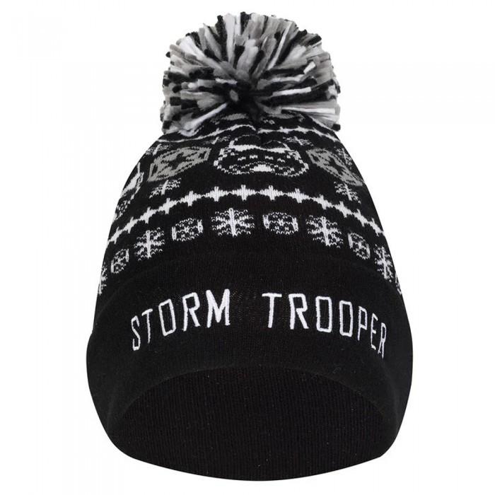 STAR WARS Unisex Adult Storm Trooper Pom Pom Beanie