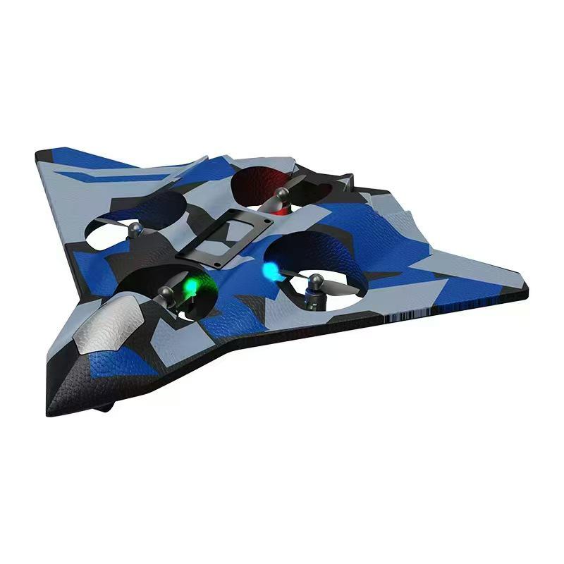 Remote Control Shockproof Stunt Fighter Drone Quadcopter Foam Jet Toy