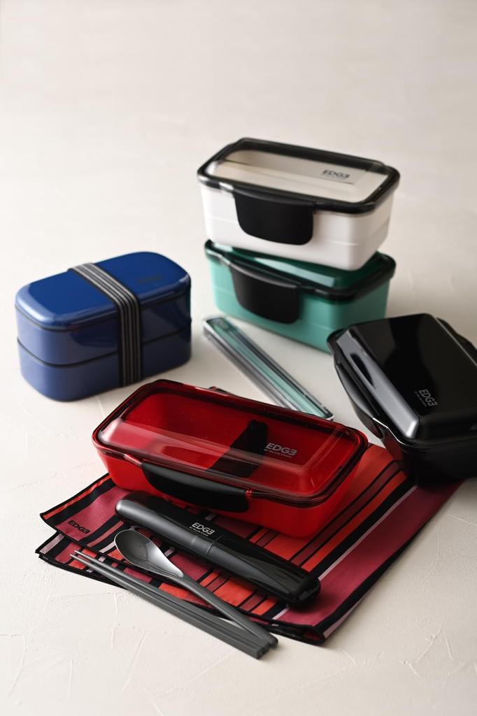 25 EDGE Dome Einetagiger Lunchbehälter 750ml Schwarz