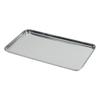 Stainless Steel Rectangular Tray Flat Bottom for BBQ Cooking and Restaurant Use Food Serving and Storage Solution
