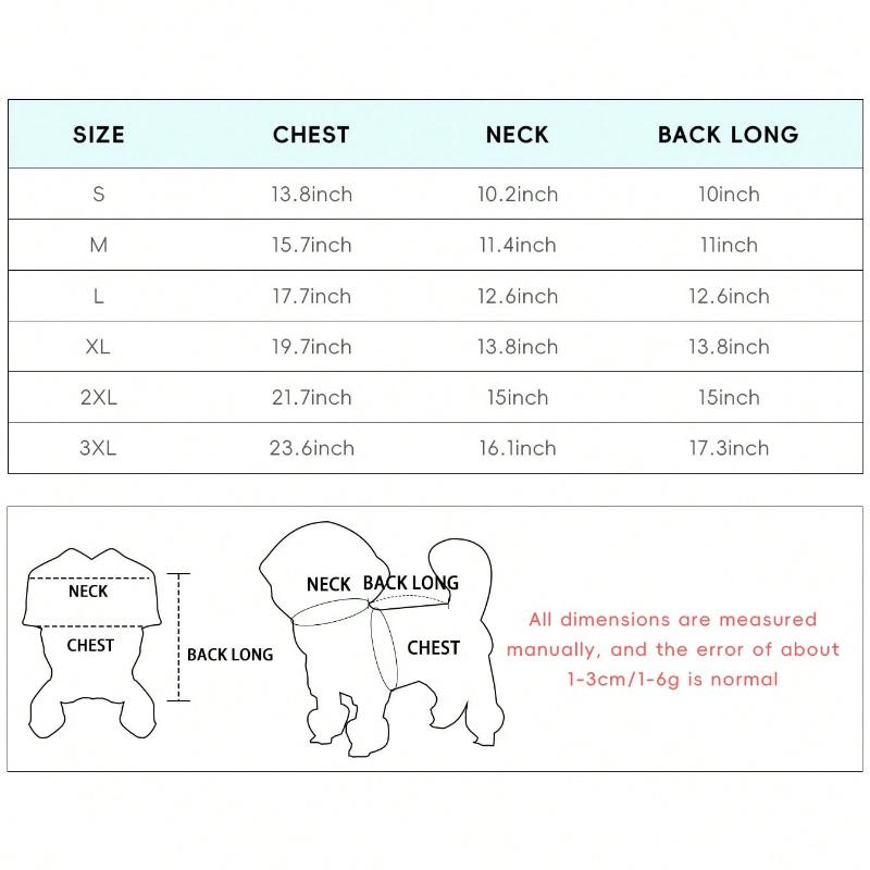 Pet 4-Leg Jumpsuit In Navy and Print Color Block Design, Letter Print, for Cats & Dogs, Suitable for Spring/Autumn