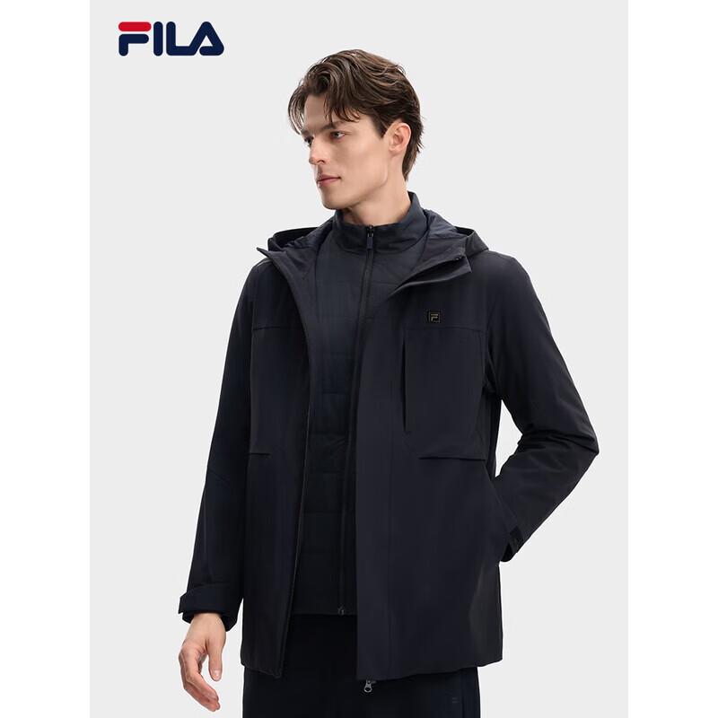 

FILA Men s Hooded Cotton Padded 2-Piece Set 3XL