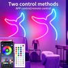 32.8ft LED Rope Lights 24V RGB LED Strip Lights with Remote Control APP Control IP65 Waterproof Flexible Neon LED Lights for Bedroom Room Outdoors