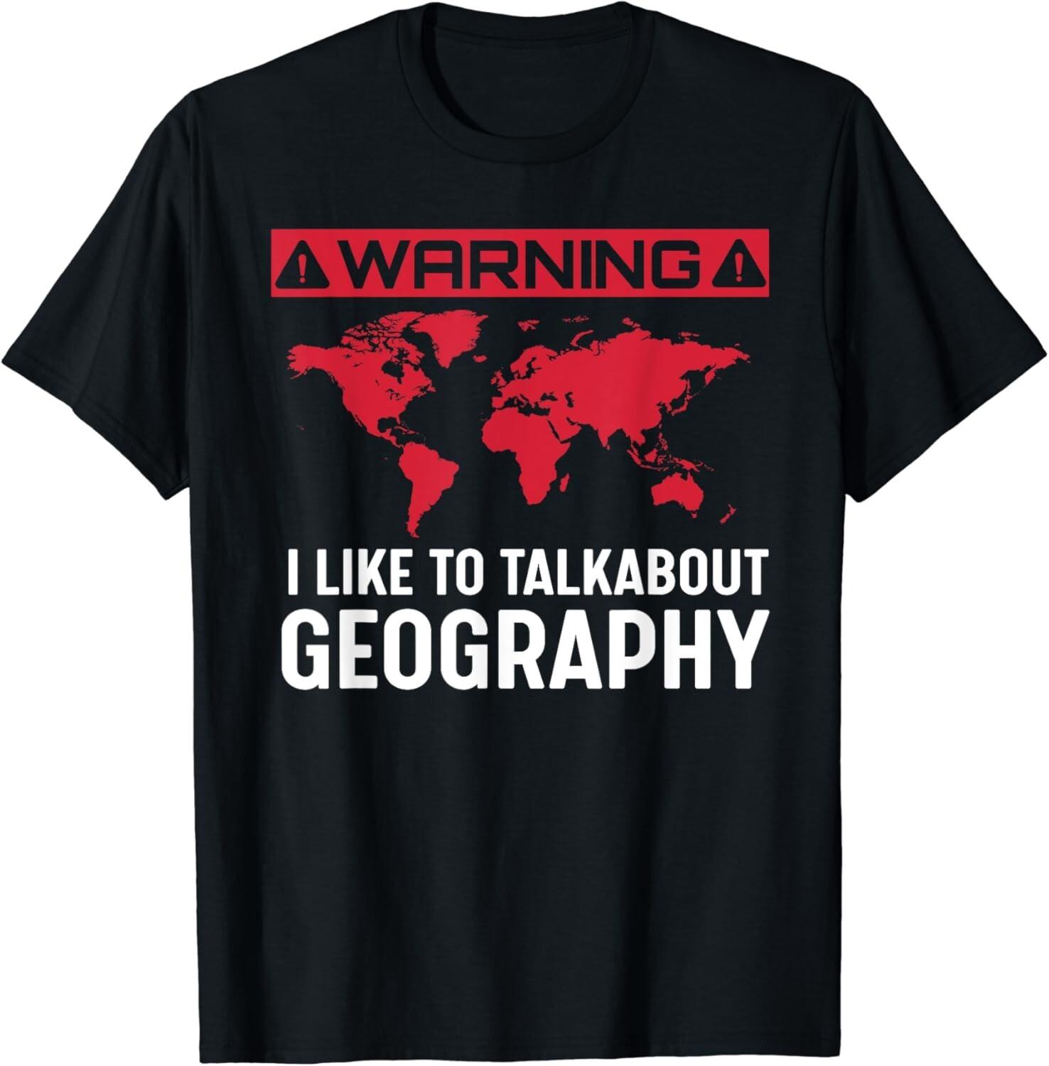 Geography Gift For Men Women - I Love Geography Gift Unisex T-Shirt S