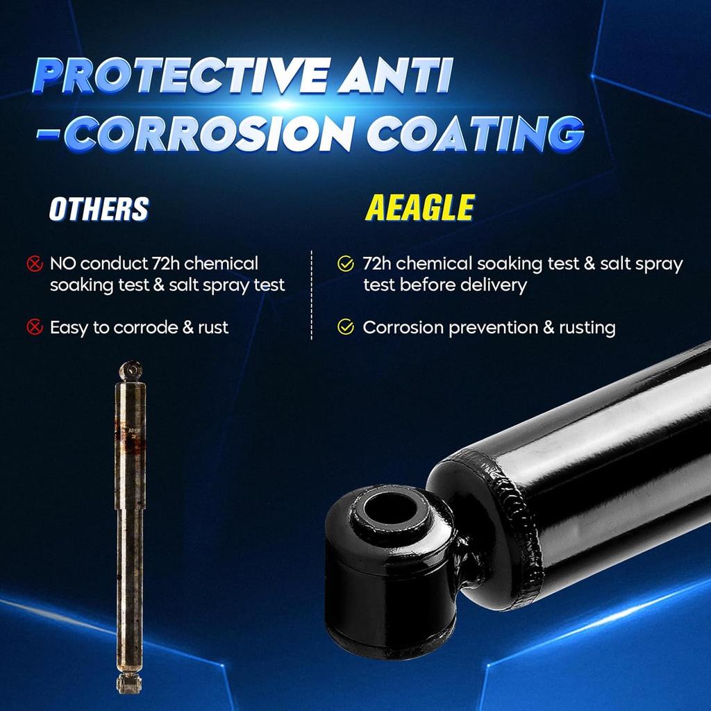 Rear Strut Shock Absorber for Chevy Equinox 2005-2017, GMC Terrain 2010-2017, Saturn Vue 2002-2010, Suzuki XL-7 2007-2009, Replace 343433, Left &
