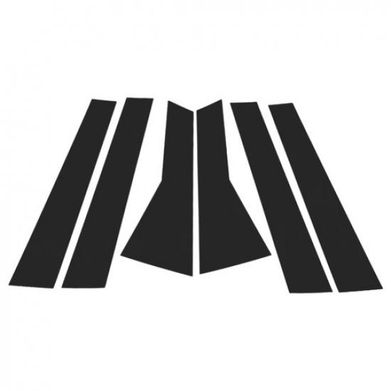 6 Pcs Door Pillar Window Trim for Honda CR-V  2011-2016