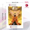 Naruto anime Naruto Pattern  3pcs 100% Round Full Drill 5D DIY Diamond Painting Embroidery Cross Stitch Rhinestone Décor
