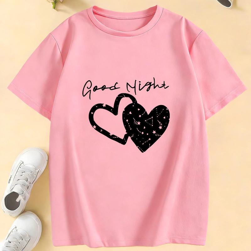 

T Shirt Short Sleeve Kids Children s T-shirt Boys Girls Summer Spring Casual Children Holiday Clothes 100 розовый