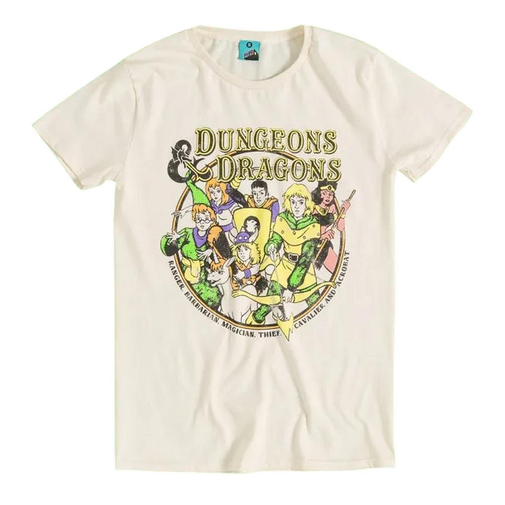 Dungeons & Dragons Unisex Adult Cartoon T-Shirt