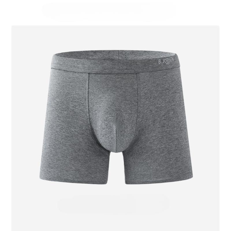 Pánské bavlněné boxerky, nohavice proti opotřebení, běhací, rychleschnoucí, antibakteriální, prodloužené, proti opotřebení, rozkrokové boxerky