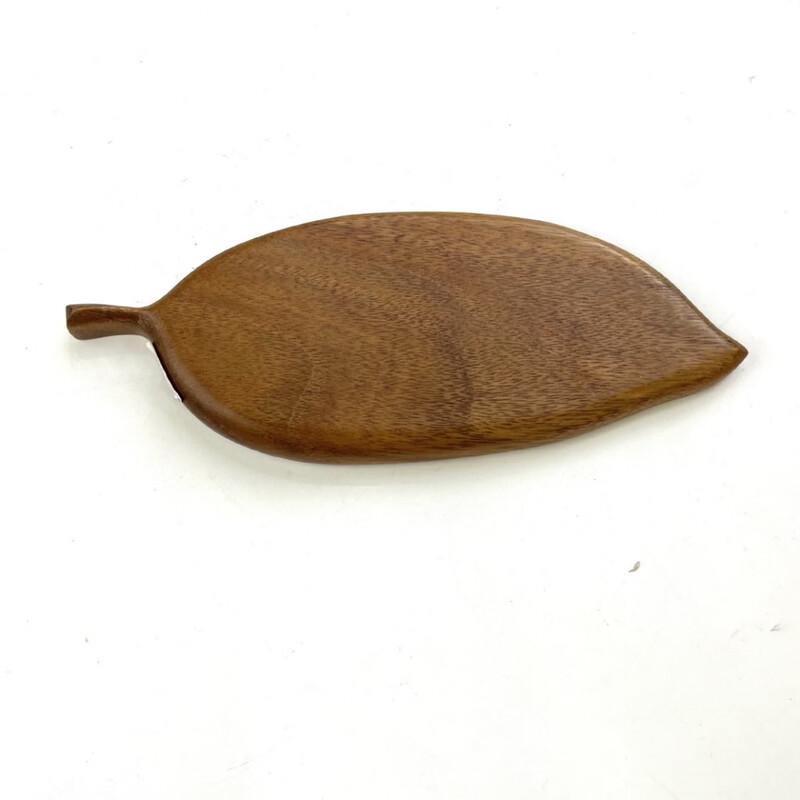 Ru Han Wooden Leaf Snack Plate