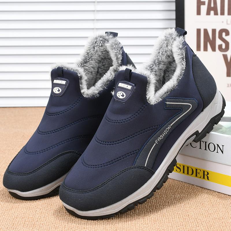 New cloth shoes dad cotton shoes practical people shoes soft sole comfortable warm shoes