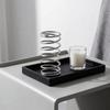 Stainless Steel Spring Shaped Toothbrush Holder Silver Toothbrush Toothpaste Organizer  Desktop