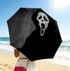 Scream Mask 8 Ribs 3Fold Black Glue Uv Protection Umbrella Sun Protection Rainproof Compact Folding Umbrella For Travel Daily Use C923681