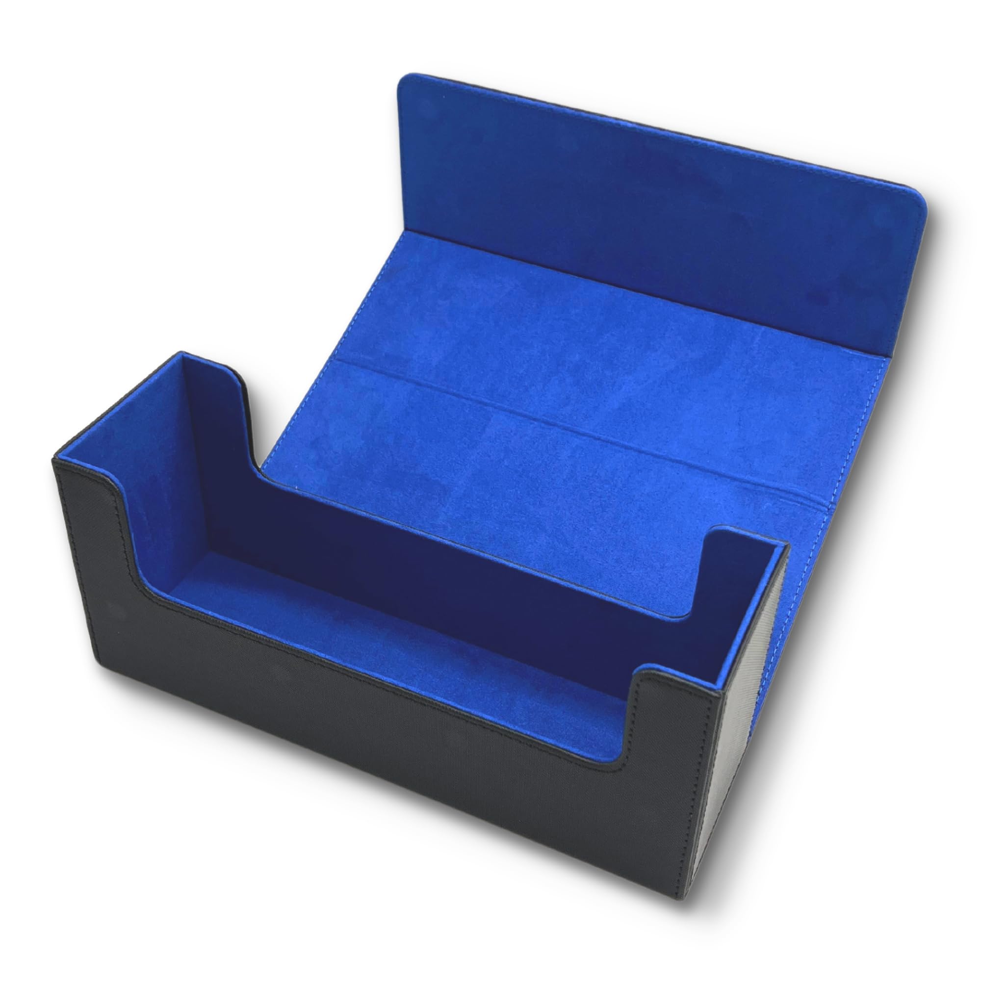 

SPICA Коробка для хранения Идеальный размер для магнитных загрузчиков колоды, чехол для сохранения торговых карт x - - , карты, хранение, (черный синий)