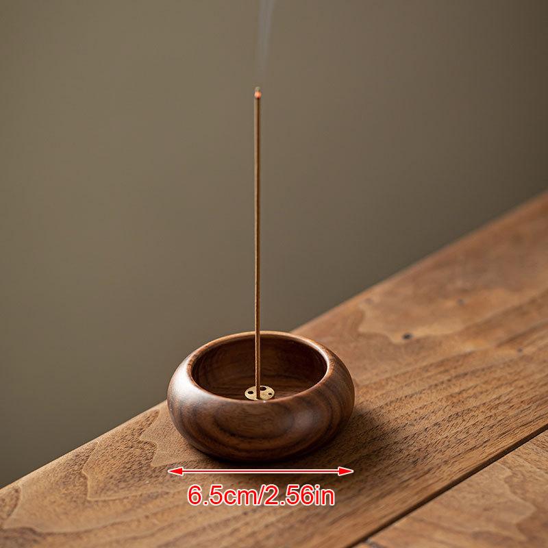 

1 шт. Экологичный сандаловый и агаровый благовонный диффузор премиум-класса из дерева 6,5 см