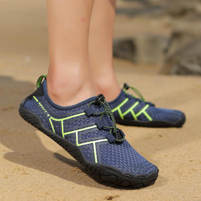 Breathable Aqua Shoes Unisex Quick Drying Beach Water Sports Shoes Non-slip Barefoot Wading Sneakers for Surfing Sailing Diving