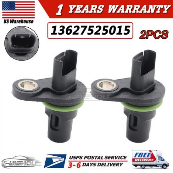 2PCS Engine Crankshaft Position Sensor for BMW E90 E60 E61 E65 X5 X3 13627525015