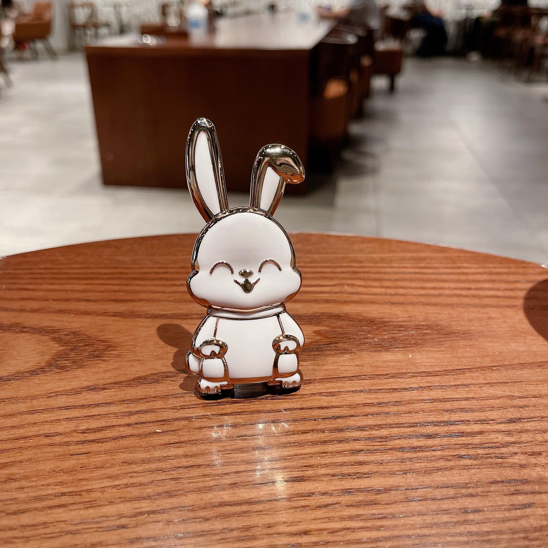 

Adjustable Rabbit Phone Holder - Back-Mounted & Desktop Stand for TikTok Fans
