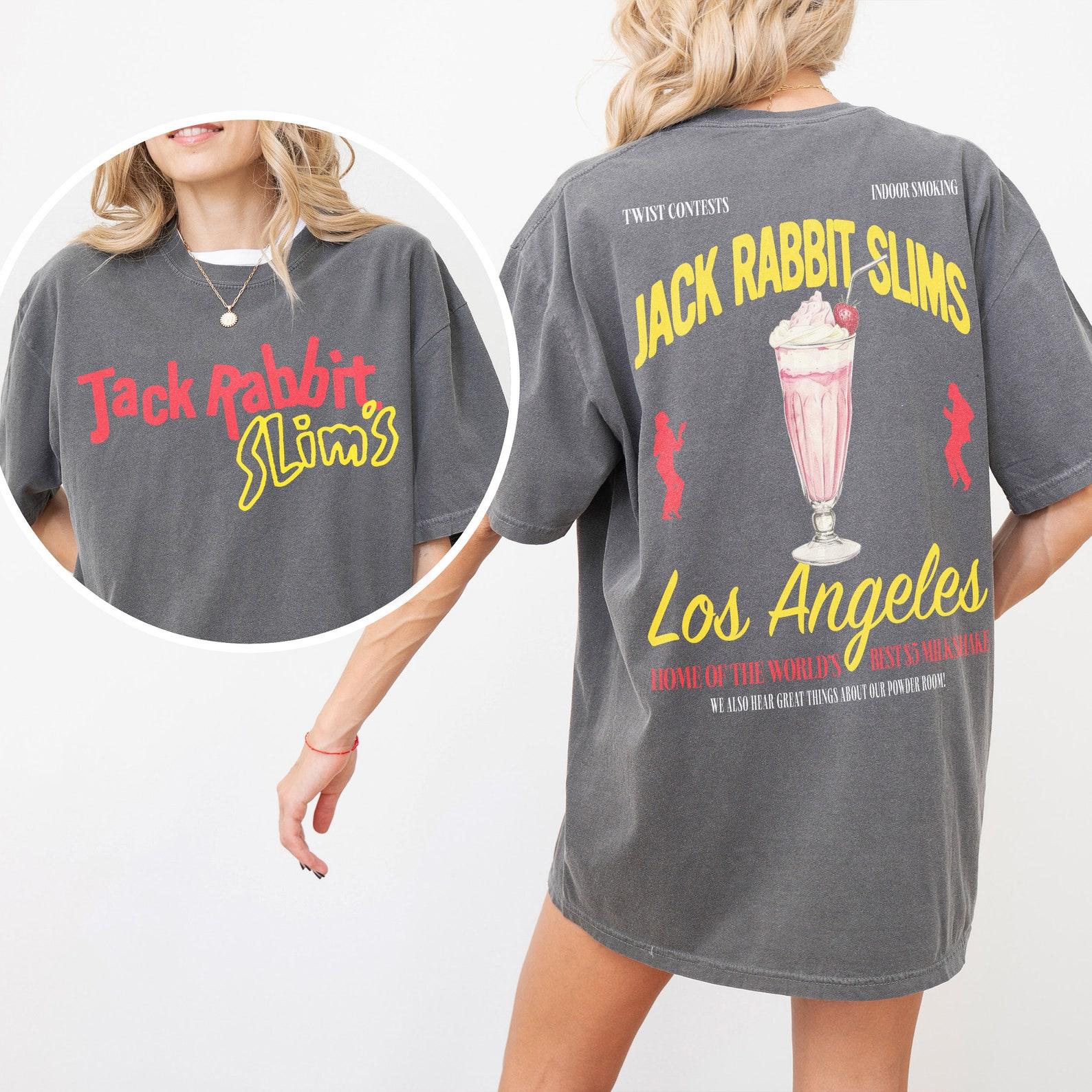Jack Rabbit Slims Pulp T-Shirt: Retro Fiction Movie Restaurant Graphic Tee L