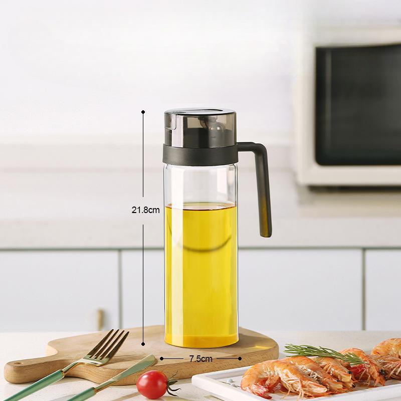 600ml Glass Spray Oil Sprayer Bottle For Cooking Kitchen Storage Oil Jar Cruet BBQ Kitchen Baking Roasting Picnic Kitchen Tool