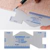 Precision Seam Measuring Gauge Fabric Marker Metal Quilting Tailor Ruler Template Sewing Ruler DIY Patchwork Craft Accessories
