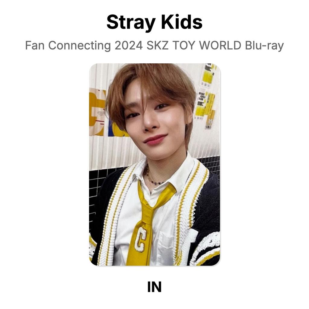 Stray Kids Fan Connecting 2024 SKZ TOY WORLD Blu-ray Fotocarte Oficial