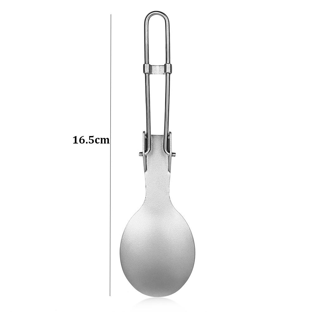 

High Quality EDC Outdoor Camping Picnic Cookware Ultralight Multistyles Titanium Alloy Fork Portable Pure Titanium Tableware