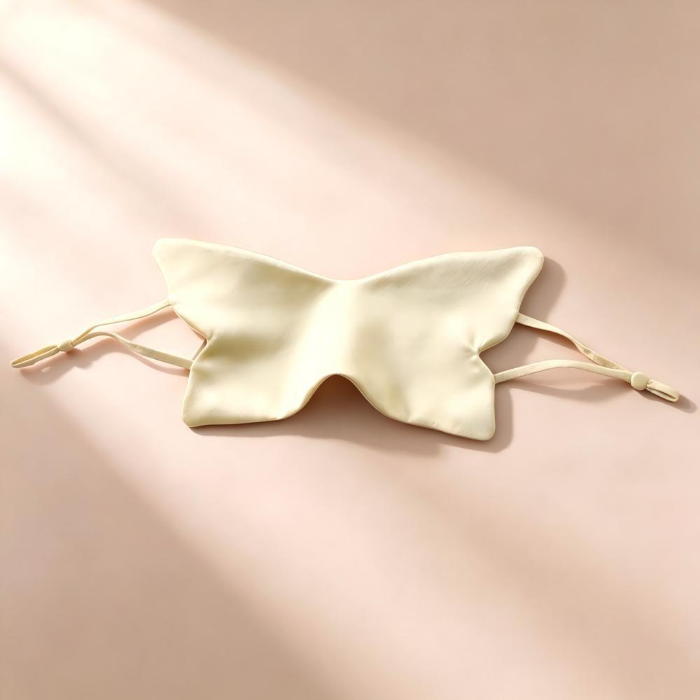 Double Sided Light Blocking Eye Cover Portable Butterfly Print Eye Mask Sleep Eye Mask Home Naps