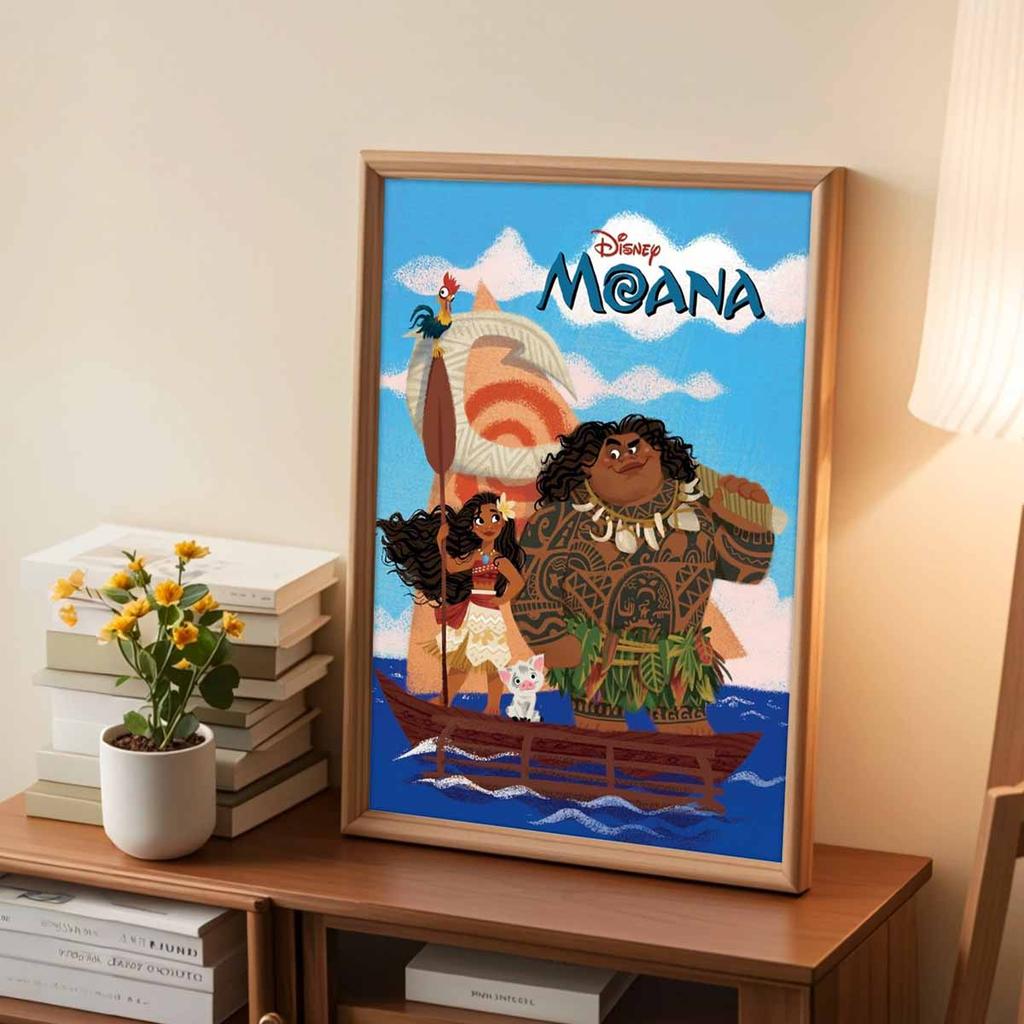 Full Round Diamond Painting MOANA Art Rhinestone Picture Mosaic DIY 5D Cross Stitch Embroidery Home Decoration