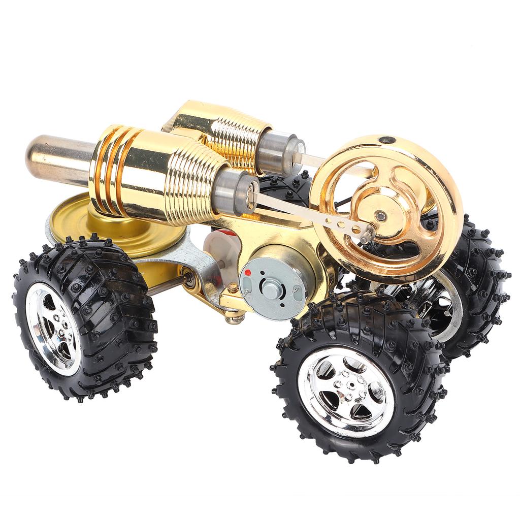 Stirling Car Engine Model Miniature External Combustion Power Exquisite Physics Science Kit for Expe