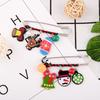 Christmas Series Cute Cartoon Pin Snowman Bell  Christmas Stocking Brooch