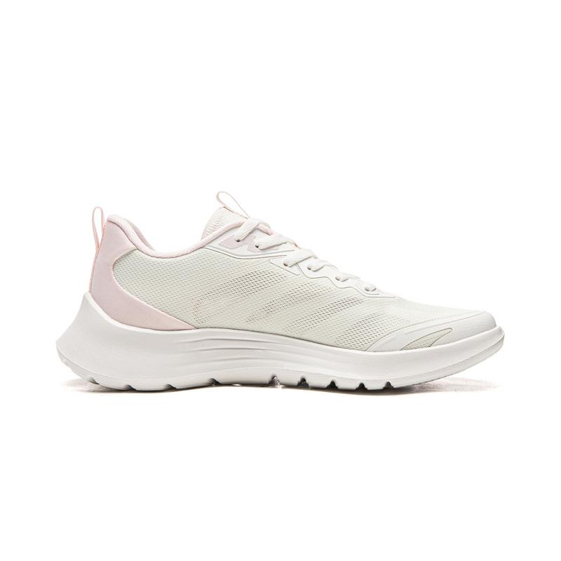 Li Ning Light Feather Running Shoes Women's Mist White/Light Pink ARSW118-1