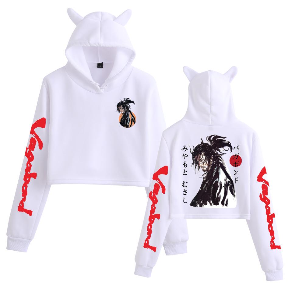 Vagabond Miyamoto Musashi Anime Cat Ear Hoodie for Women