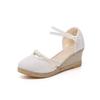 Women's Summer 2025 Slope Heel Roman Sandals - European & American Style
